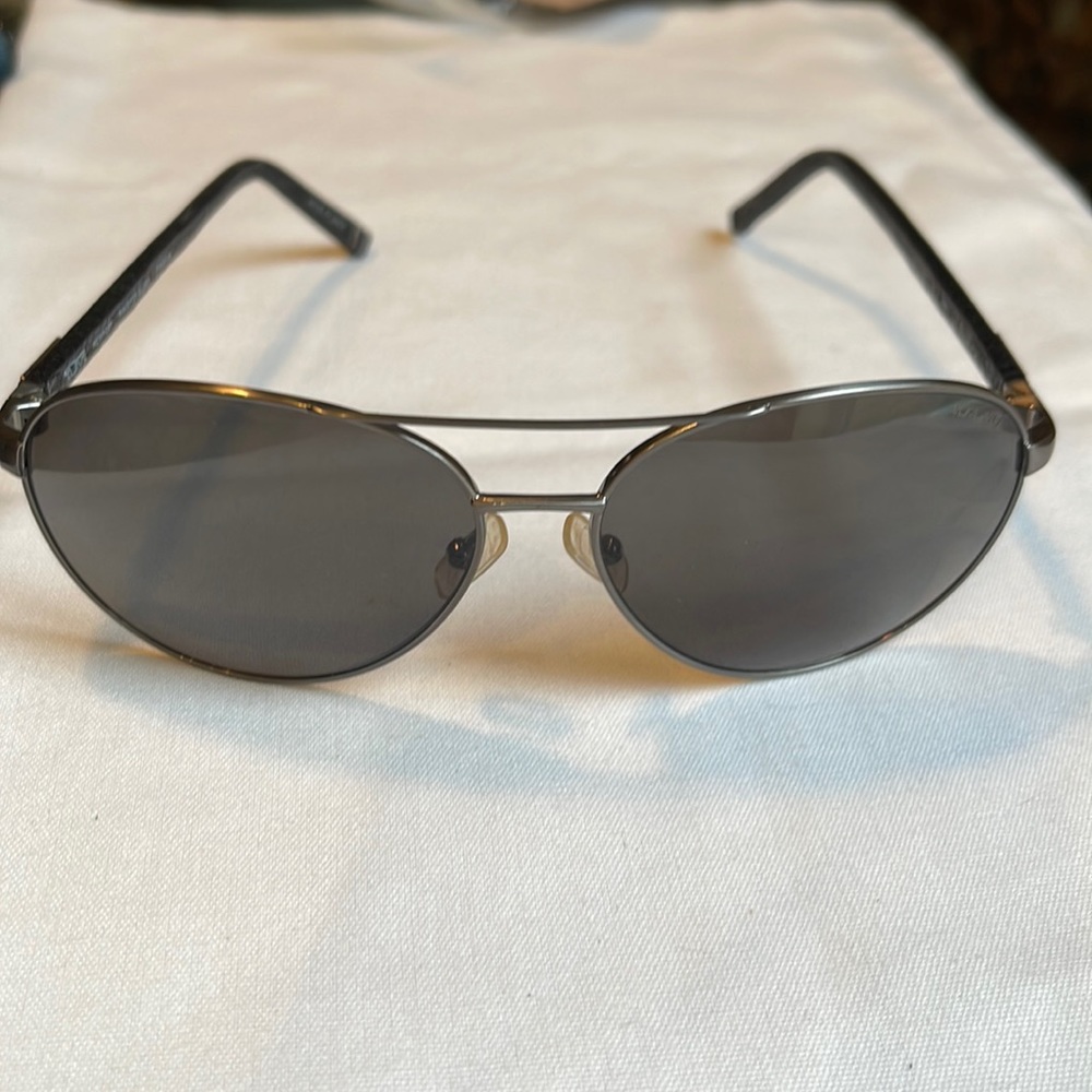 TUMI ZEISS ZR3 POLARIZED NEWPORT, brushed silver titanium frames, made in Japan